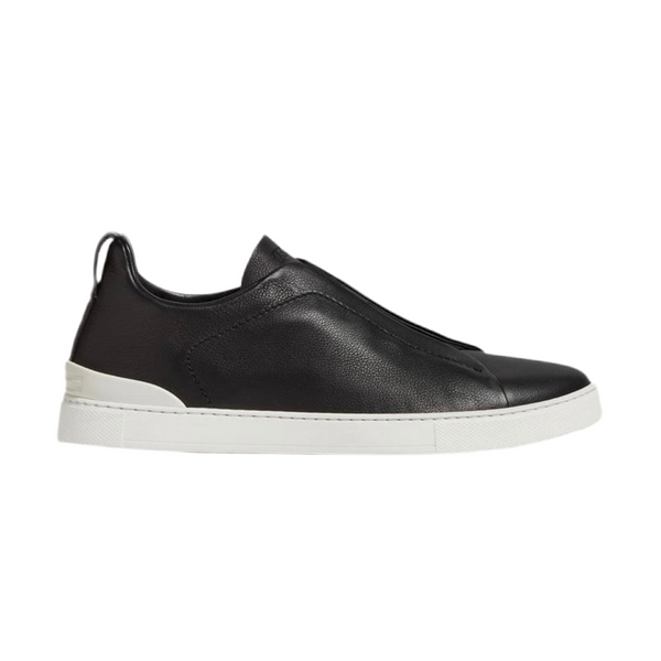 Zegna Triple Stitch™ Secondskin leather sneakers Black