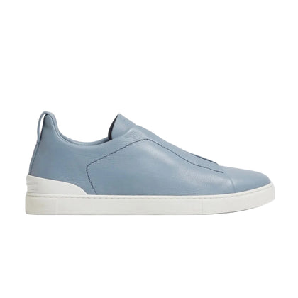 Zegna BROWN TRIPLE STITCH™ SECONDSKIN SNEAKERS